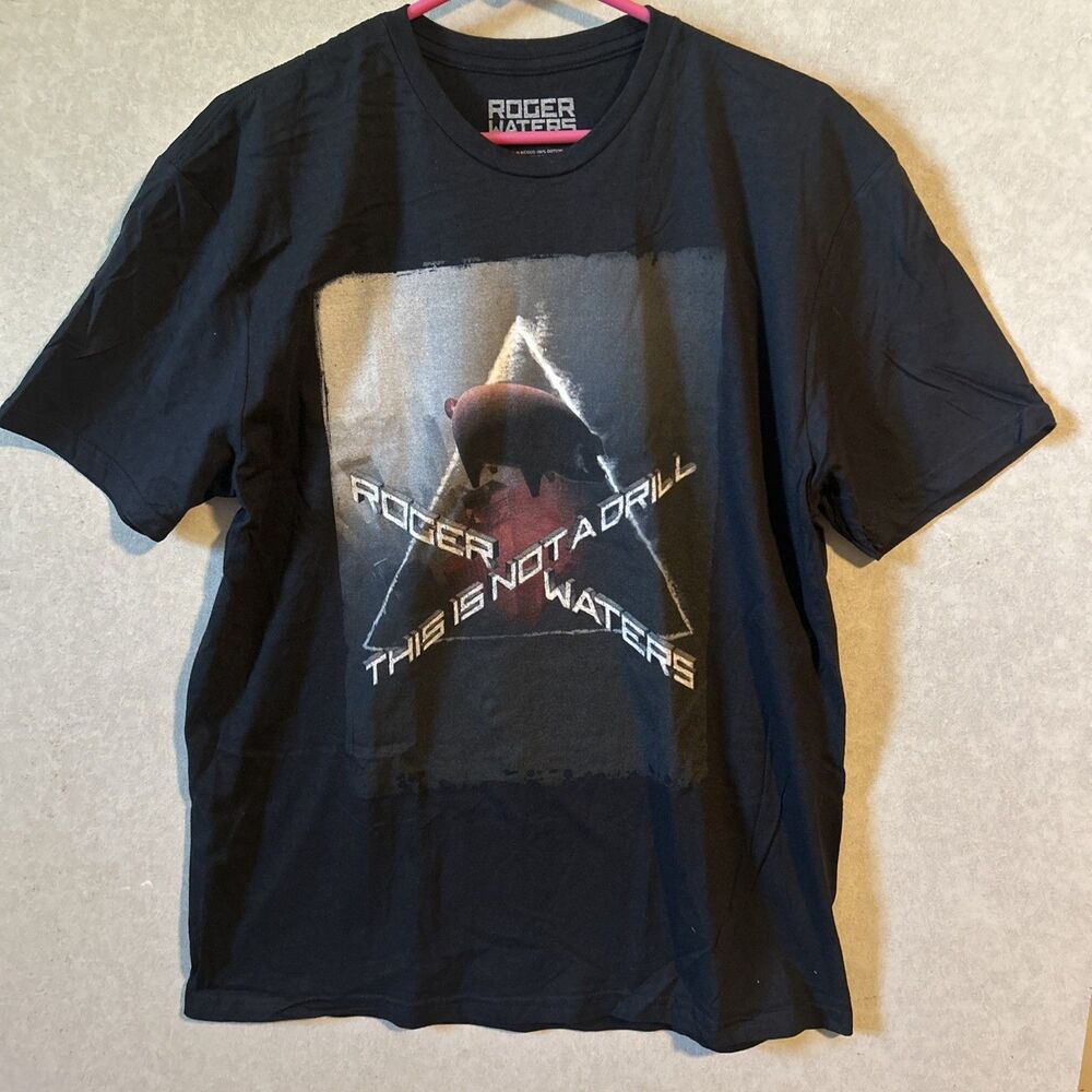Roger Waters This Is Not A Drill T-shirt Size Large Black #313